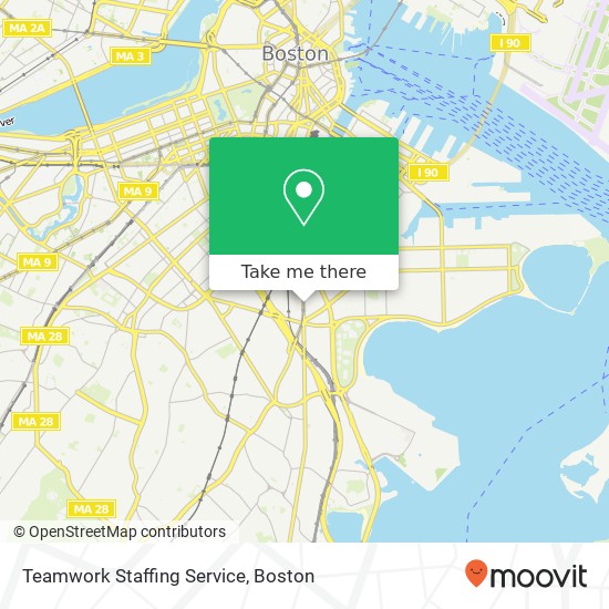 Teamwork Staffing Service map