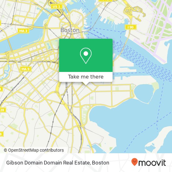 Gibson Domain Domain Real Estate map