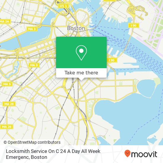 Mapa de Locksmith Service On C 24 A Day All Week Emergenc