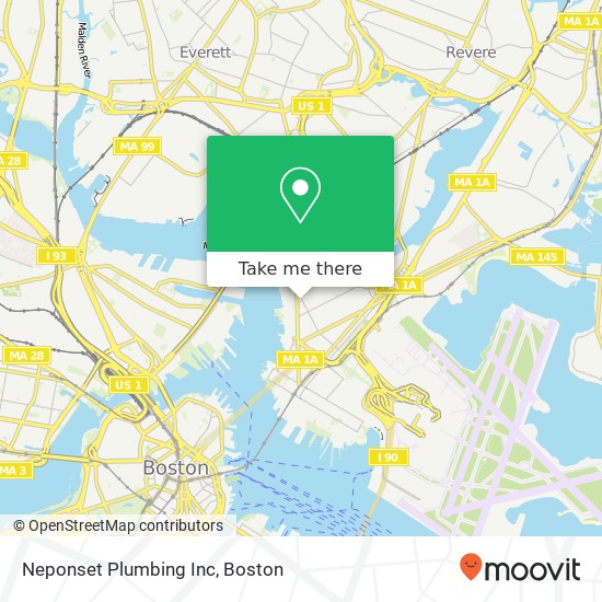 Neponset Plumbing Inc map