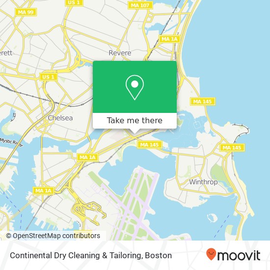 Continental Dry Cleaning & Tailoring map