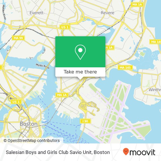 Salesian Boys and Girls Club Savio Unit map