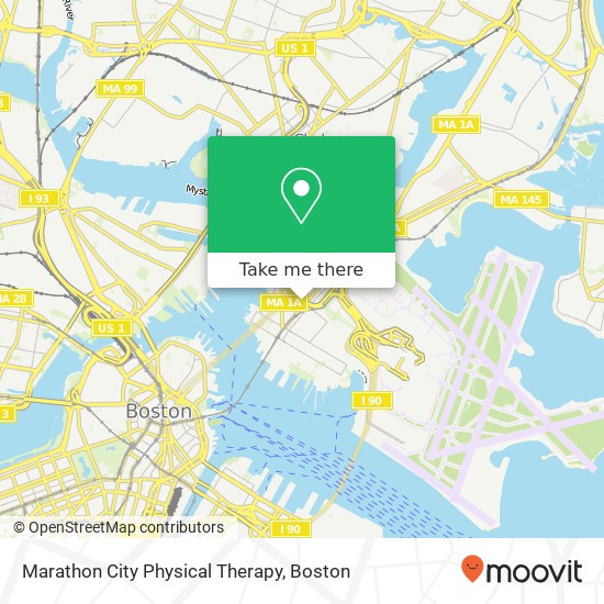 Marathon City Physical Therapy map