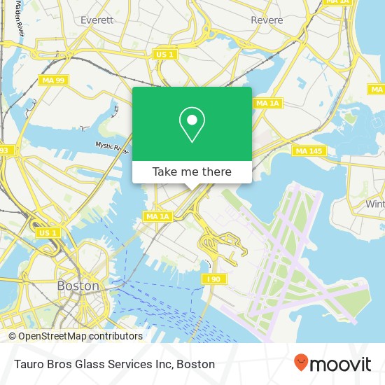 Tauro Bros Glass Services Inc map