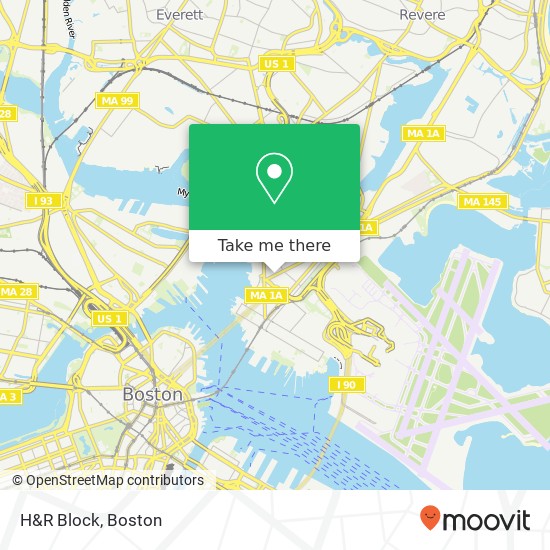 Mapa de H&R Block