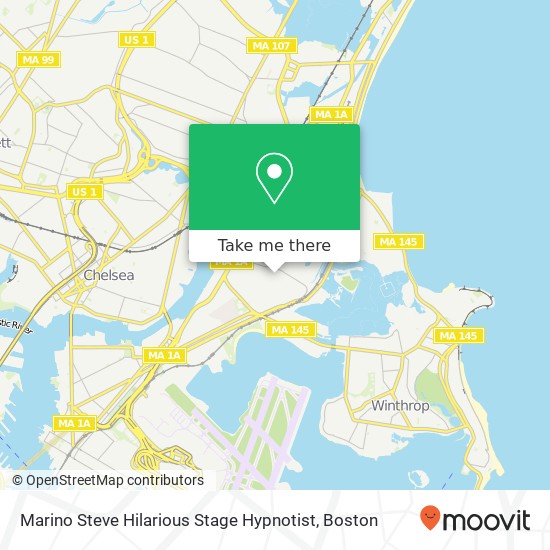 Mapa de Marino Steve Hilarious Stage Hypnotist