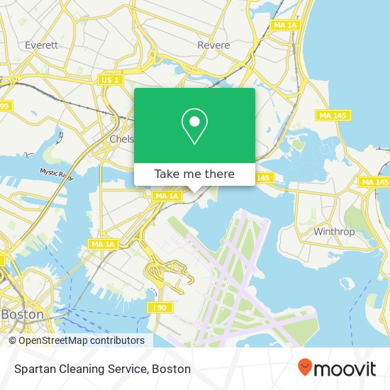 Spartan Cleaning Service map