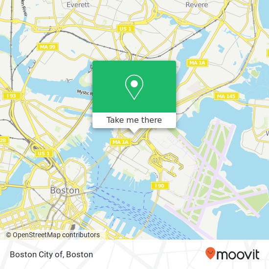 Mapa de Boston City of