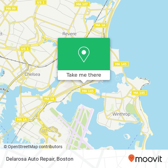 Delarosa Auto Repair map