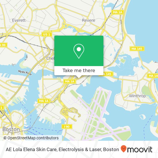 Mapa de AE Lola Elena Skin Care, Electrolysis & Laser