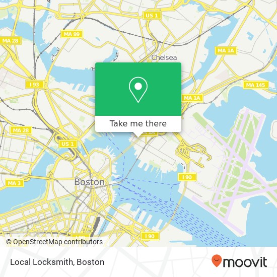 Local Locksmith map