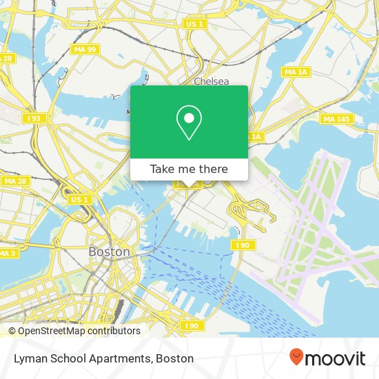 Mapa de Lyman School Apartments