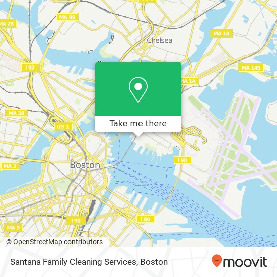 Santana Family Cleaning Services map