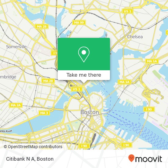 Mapa de Citibank N A