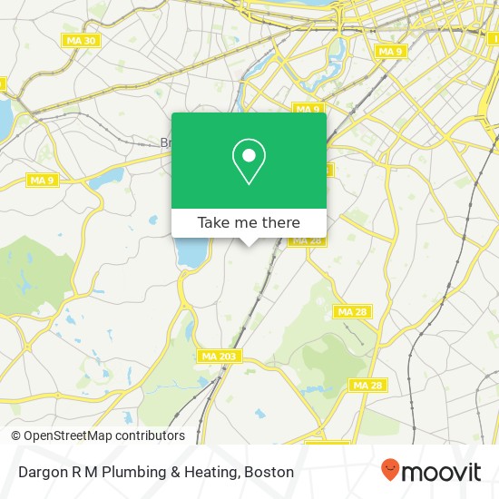 Dargon R M Plumbing & Heating map