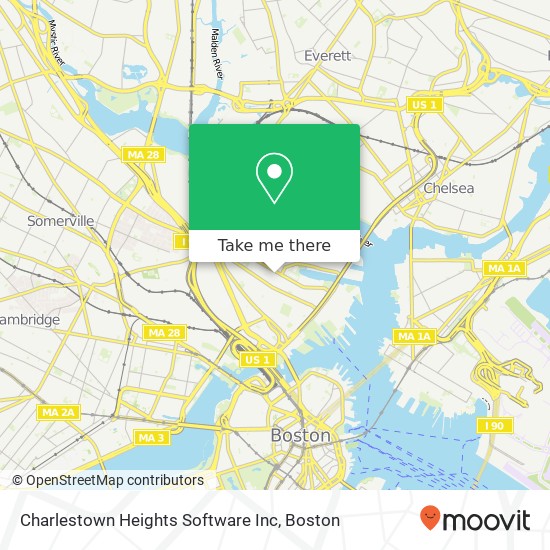 Mapa de Charlestown Heights Software Inc