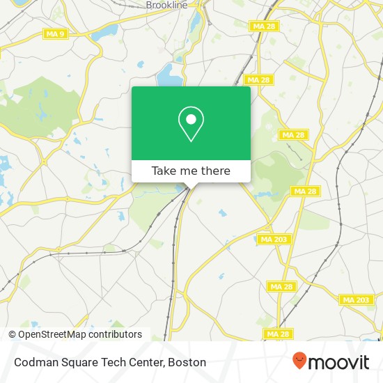 Codman Square Tech Center map