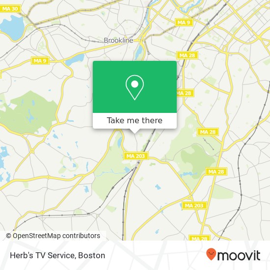 Mapa de Herb's TV Service