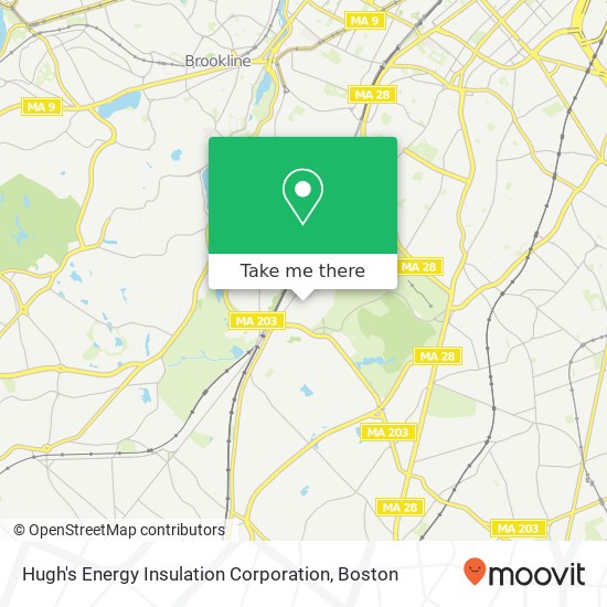 Hugh's Energy Insulation Corporation map
