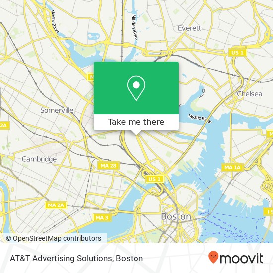 Mapa de AT&T Advertising Solutions