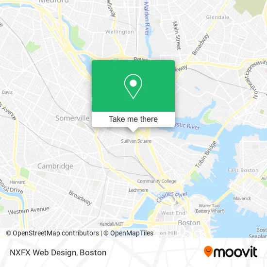 NXFX Web Design map