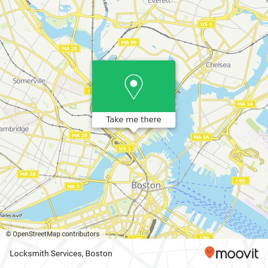 Locksmith Services map