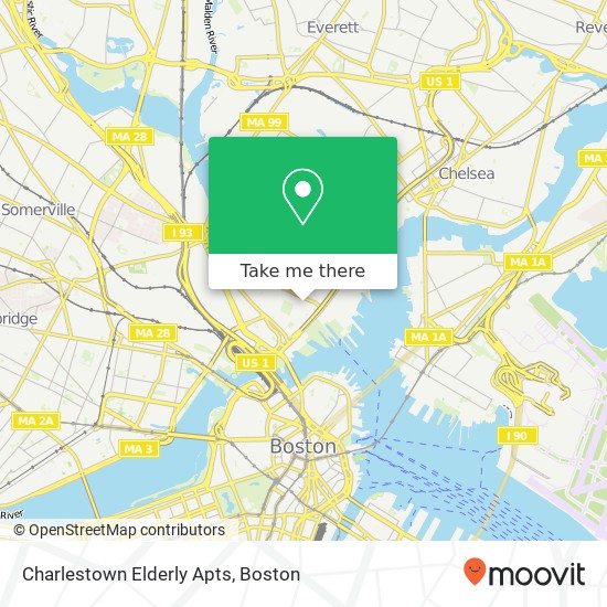 Mapa de Charlestown Elderly Apts