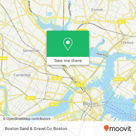 Mapa de Boston Sand & Gravel Co