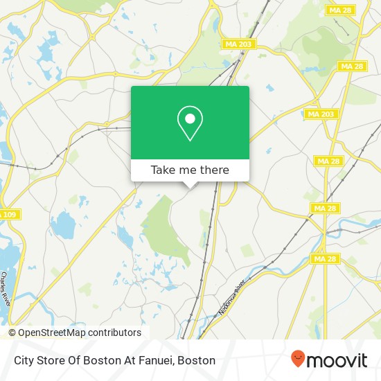 Mapa de City Store Of Boston At Fanuei