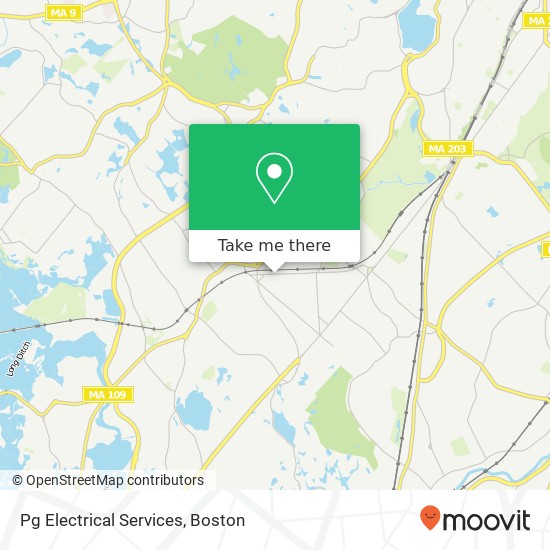 Pg Electrical Services map