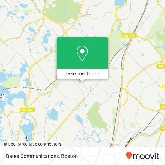 Mapa de Bates Communications