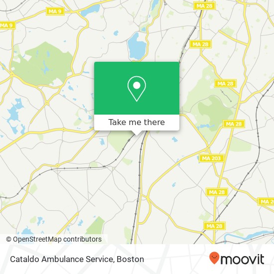 Cataldo Ambulance Service map