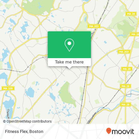 Fitness Flex map