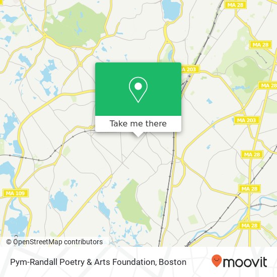 Pym-Randall Poetry & Arts Foundation map