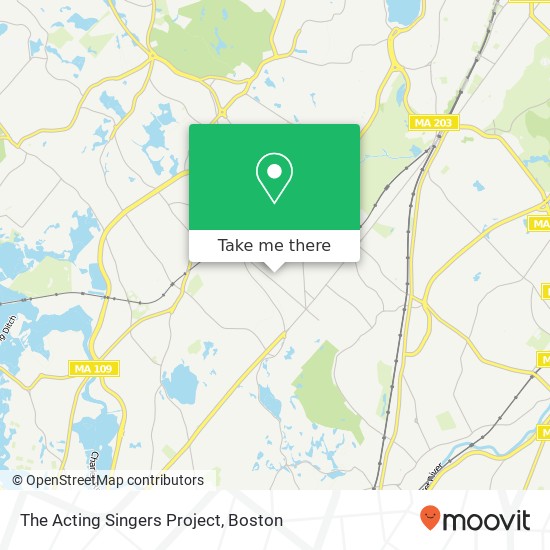 The Acting Singers Project map