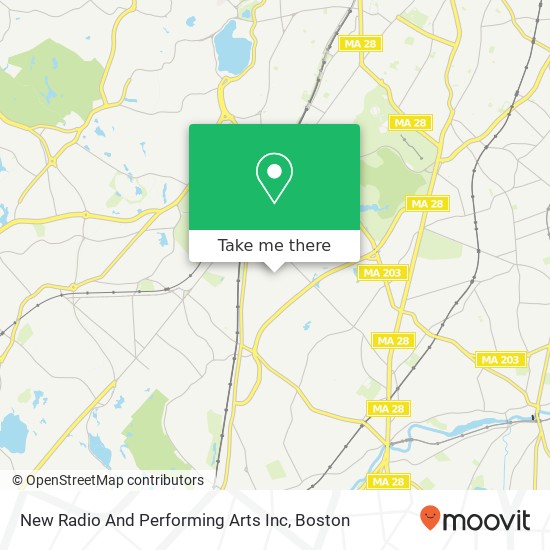 New Radio And Performing Arts Inc map