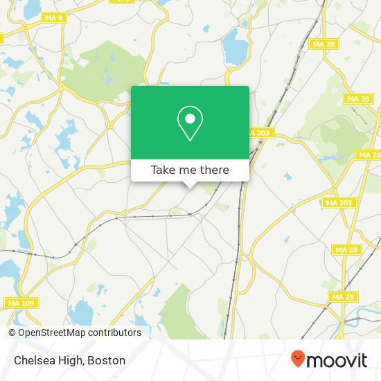 Mapa de Chelsea High