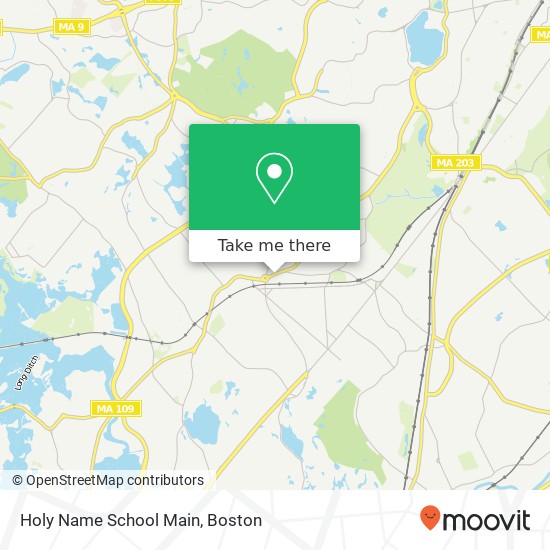 Mapa de Holy Name School Main