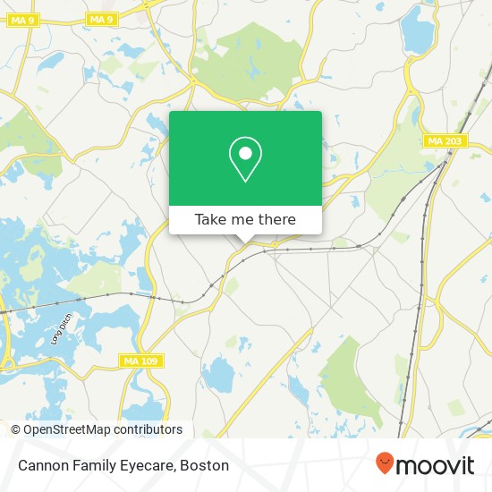 Cannon Family Eyecare map