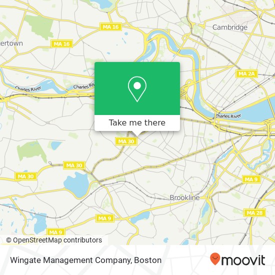 Mapa de Wingate Management Company
