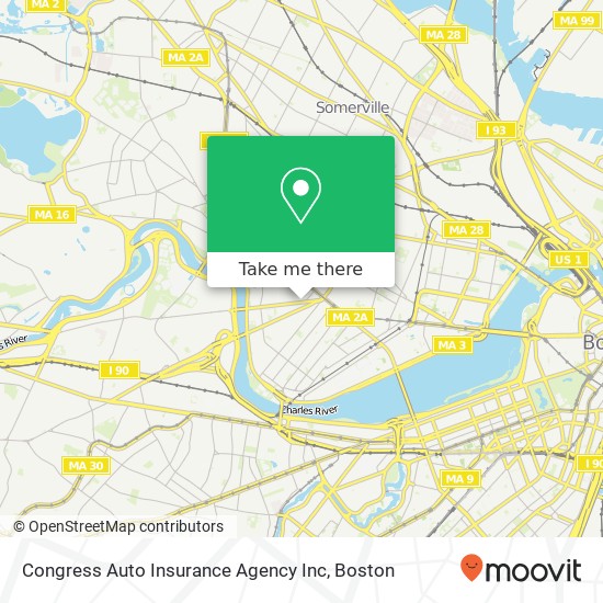 Mapa de Congress Auto Insurance Agency Inc