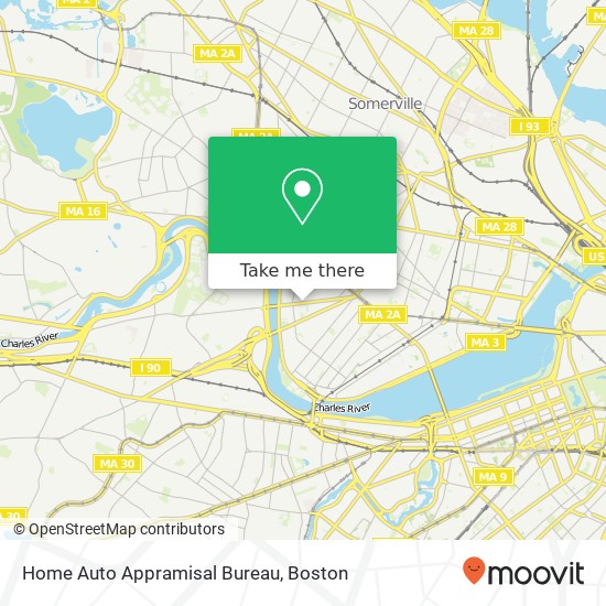 Mapa de Home Auto Appramisal Bureau