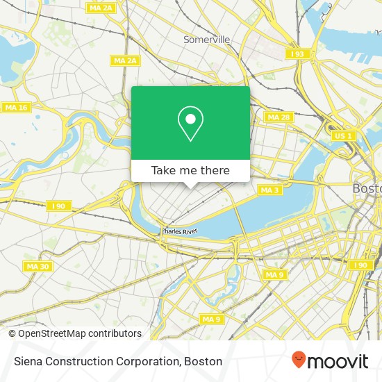 Mapa de Siena Construction Corporation