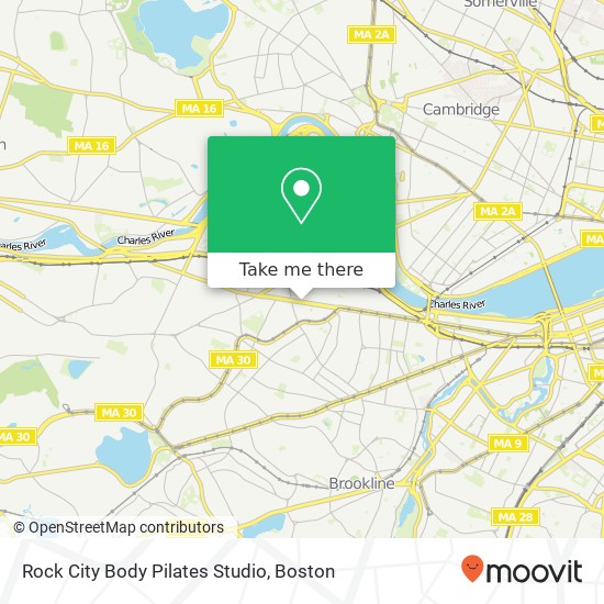 Rock City Body Pilates Studio map