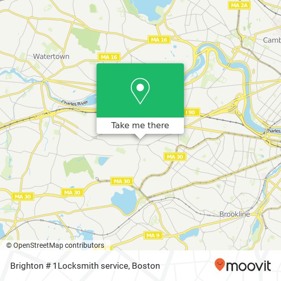 Mapa de Brighton # 1Locksmith service