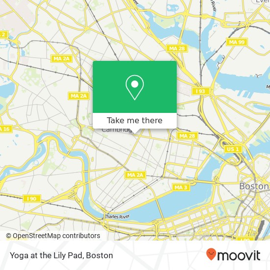 Mapa de Yoga at the Lily Pad