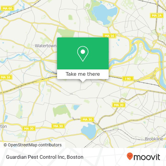 Guardian Pest Control Inc map