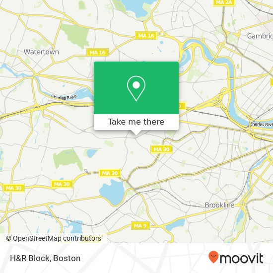 H&R Block map