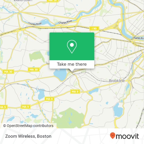 Mapa de Zoom Wireless