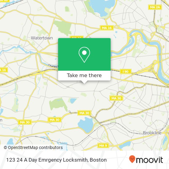 Mapa de 123 24 A Day Emrgency Locksmith